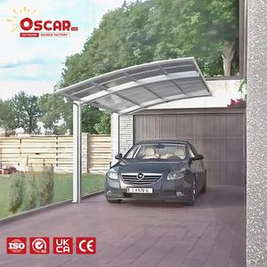 <span class=keywords><strong>Abri</strong></span> en aluminium innovant et économique pour deux voitures, allées, cours et parkings – Auvent en aluminium pour l'extérieur - Product Image 1