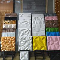Panneaux muraux en PVC imperméables en marbre géométrique 3D blanc diamant, 30x30 50x50cm, pour les chambres d'enfants, installation facile