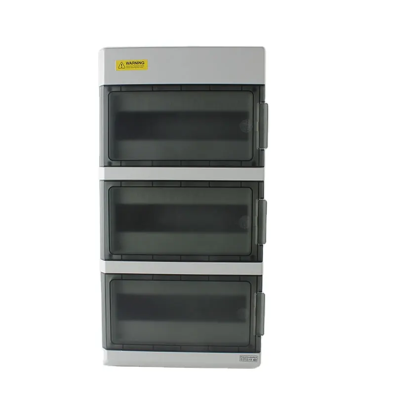 IP40 JESIRO SHPN 36 way ABS plastic outdoor Waterproof 3 phase power distribution box or panel Factory price