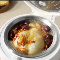 Cuisinière à riz électrique multifonctionnelle intelligente à faible teneur en sucre, 600 W, capacité de 3 L, avec fonction de maintien au chaud.