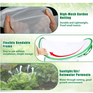 C351 <span class=keywords><strong>Gabbia</strong></span> Pop-up Protettiva per Piante Contro Parassiti/<span class=keywords><strong>Uccelli</strong></span>, Recinto Esterno per Frutta/Verdura/Fiori/Erbe - Product Image 5