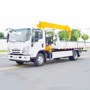 Dépanneuse à plat Isuzu dépanneuse rollbck dépanneuse 4*2 nouvelle marque dépanneuse à plat avec grue vente à bas <span class=keywords><strong>prix</strong></span> - Product Image 5