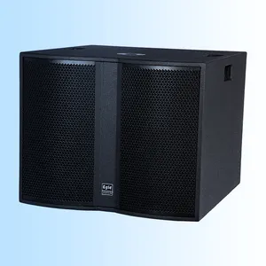 Suara kayu kompak WH18 RMS 800W 18 inci DJ Speaker Bass besar tunggal 18 "subwoofer refleks Bass profesional