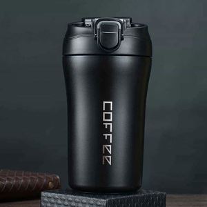 304 Stainless Steel <b>Coffee</b> Mug Portable Car Thermos Business Office Gift Dual-Drink Mug - Product Image 4