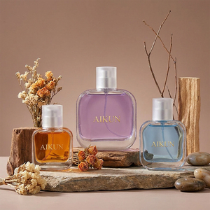 Aikun 3 <b>Bottle</b> Frosted Cap Fine Fragrance Luxury Glass <b>Perfume</b> Gift Set for Women Men Beauty Store Retail Gift Display Pack - Product Image 3