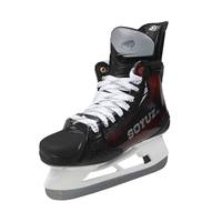 Patins à glace SOYUZ avec support de cheville, chaussures de hockey pour patinoire intérieure, saison, tournoi et entraînement d'équipe