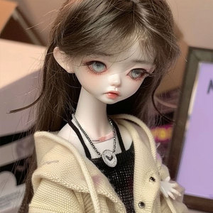 Custom Plush <b>Doll</b> Long Hair Girl Changeable Outfit Realistic Toy For Children Role <b>Play</b> 4-6 Years Old - Product Image 5