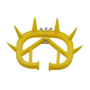 Dispositivo de destete de becerro de plástico, color verde, amarillo, naranja, nariz de vaca, espina, nariz de becerro, espina, nariz de ganado, destete - Product Image 4