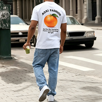 T-shirt en coton épais style streetwear pour homme, personnalisable par sublimation, imprimé graphique, style rétro, t-shirt vierge en gros