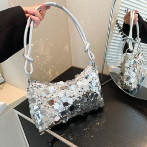 Elegante y Duradera Bolsa Cruzada Plegable de un Solo Hombro - Diseño Exclusivo Único para Mujer, Moda Otoño 2024, Cuero PU - Product Image 6