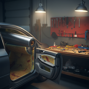 Tapis insonorisant pour voiture 400 mil 16 pieds carrés, mousse en aluminium double couche, imperméable, kit complet, panneau de réduction du bruit intérieur - Product Image 2