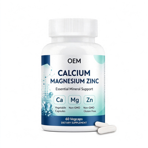 Complejo Mineral Triple de Calcio, Magnesio y Zinc OEM, 60 Cápsulas Vegetales, para Fortalecer los Huesos y Promover Dientes Saludables, Vegano - Product Image 1