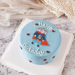 ของตกแต่งเค้กวันพ่อรูปซุปเปอร์แด๊ด น่ารัก สไตล์หวานๆ ทำจากไวนิลนิ่ม สำหรับตกแต่งเค้ก - Product Image 2