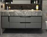 Poignées et boutons de meubles en alliage d'aluminium finition noir mat moderne pour armoires de chambre, salle de bain, cuisine, penderies et commodes