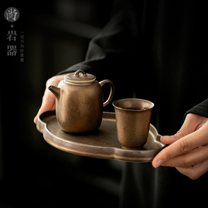 Stoneware Kung Fu <b>Tea</b> <b>Set</b> With Lid For Single Person Afternoon <b>Tea</b> Dehua County Ceramic Teapot And <b>Cup</b> <b>Set</b> - Product Image 1