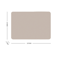 Tapis de souris de bureau à domicile stocké WT008 PC support d'ordinateur portable étanche avec cuir synthétique rose PVC PU pour la maison ou le bureau
