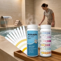 Bandelettes de test de piscine 7-en-1 avancées : Solution tout-en-un pour l'entretien de la piscine, du spa et de la bain à remous