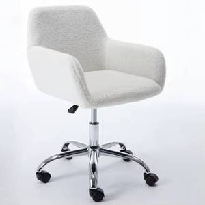 Silla de Comedor Ajustable en Altura de Alta Calidad, Patas de Hierro Metálicas, Tapizada en Lana - Product Image 1
