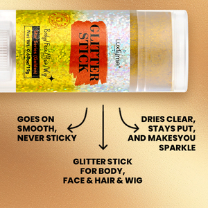 Luxfume Private Label oro corpo Glitter Stick viso impermeabile Glitter Gel scintillio idratante corpo a base di erbe Glitter - Product Image 3