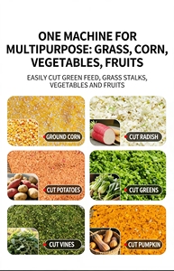 Grande Hachoir à Légumes, Fruits, Noix et Maïs 1000W avec Moteur Direct en Cuivre et 32 Lames en Acier Inoxydable, pour Alimentation des Poulets et Hachage du <span class=keywords><strong>Foin</strong></span> - Product Image 3