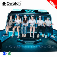 Owatch One Stop 9D VR Simulator Machine pour terrain de jeu intérieur Jeux de réalité virtuelle commerciale au parc d'attractions