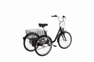 GW7012 Vélo adulte à <span class=keywords><strong>3</strong></span> <span class=keywords><strong>roues</strong></span> avec marche basse qui permet aux femmes et aux adolescents de se rendre au shopping, aux loisirs et au transport. - Product Image 3