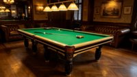 Table de billard russe professionnelle en bois massif de 12 pieds pour bar, table de snooker russe