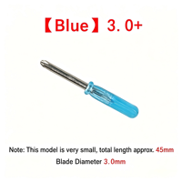 Mini-jeu de tournevis manuels, tournevis cruciformes et plats de 2,0 mm et 3,0 mm pour la réparation de jouets, l'électronique et l'entretien DIY