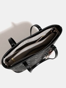 กระเป๋าโท้ทไนลอนผู้หญิงแบบใหม่ล่าสุด กระเป๋าสะพายไหล่ขนาดใหญ่ มีซิป กันน้ำ - Product Image 6