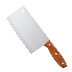 Juego de Cuchillos de Acero Inoxidable y Madera Maciza Antideslizante para el Hogar, Marca Yangjiang, Afilados para Rebanar y Profesionales para Cortar Huesos - Product Image 5