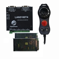 Kit completo CNC 4 ejes CNC Ethernet Mach3 Control Card Drive Sistema de control de movimiento integrado con Mpg Pendant Cnc Handwheel & 24V