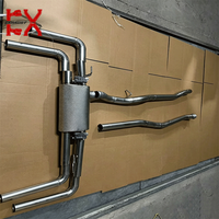 Système d'échappement Catback en acier inoxydable poli miroir 1,5 mm pour X2 M35i X3 X3M X4 X4M 2017-2023 Garantie 3 ans