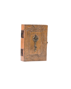 Vintage Leather Journal <b>with</b> <b>Lock</b> Hardcover Key <b>Diary</b> Notebook Antique Deckle Edge Sketchbook for Writing Drawing and Gifts - Product Image 2