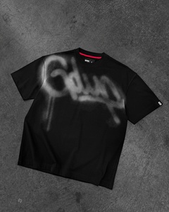 T-shirts personnalisés en gros pour femmes, style streetwear, col rond, imprimés DTG, effet vintage délavé à l'acide, 100% coton, coupe oversize, tricotés - Product Image 4
