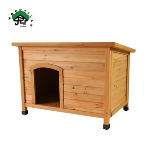 Precio justo en cabaña de animales de madera para animales pequeños para patio o jardín Casa de perro de madera
