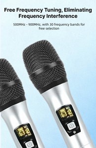 Nuevo Micrófono Inalámbrico VHF Universal Profesional <span class=keywords><strong>LG</strong></span> SURPASS SP-VMP14 para <span class=keywords><strong>Karaoke</strong></span> Familiar, Receptor de Mano, Cardioide, Aleación de Aluminio - Product Image 4