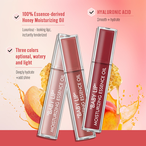Voluminizador de Labios Orgánico Natural con Cera de Abeja y Ácido Hialurónico, Reparador, Nutritivo, Suavizante de Líneas, Esencia de Labios con Brillo - Product Image 3