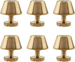DJF Flat Head Stud Solid Brass Screw <b>Purse</b> Feet For Handbags <b>Purse</b> Feet Stud Head Flat Stud Metal Flat Head <b>Purse</b> Feet Metal Nai - Product Image 1