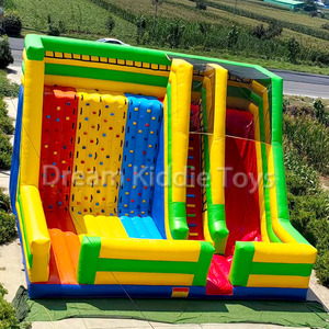 Centro de Entrenamiento Público, Muro de Escalada Inflable, Castillo Hinchable con Tobogán <span class=keywords><strong>para</strong></span> Niños y <span class=keywords><strong>Adultos</strong></span>, Casa de Brinco, Trampolín - Product Image 3