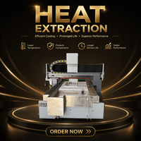 Routeur CNC 3 axes haute précision SUDA avec moteur de broche 2,2 kW, pompe à engrenages et maintien automatique des pièces sous vide pour un travail efficace de l'aluminium