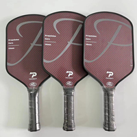 Raquette de pickleball PATS de qualité supérieure, fabriquée directement en usine, épaisseur 16 mm, Kevlar 3K, fibre de carbone Gen3, bord en TPU, surface lisse