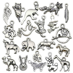 Prix usine nouvelles caractéristiques Antique bijoux en argent Bracelet bricolage pendentif série animale pendentif - Product Image 1