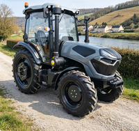 Tracteur agricole professionnel robuste et fiable à quatre roues motrices 4x4 de 80 ch, 90 ch, 100 ch, puissant et performant