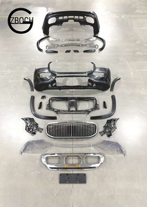 Bodykit Chính Hãng Cho Mercedes GLS 2020 + X167 W167 Facelift Maybach Bộ Khuếch Tán Cản Trước Xe Hơi Phía Sau - Product Image 2