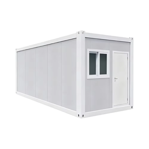 20ft đầy đủ nội thất sang trọng thoáng khí tùy chỉnh Bảng điều khiển bánh sandwich nhỏ <span class=keywords><strong>2</strong></span> phòng ngủ nhà bếp phòng khách kho đúc sẵn - Product Image 1