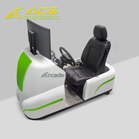 ACS Simulateur de conduite manuelle avec pédale d'embrayage et levier de vitesses pour entraînement réaliste en métal Anglais/Japonais