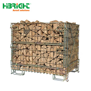 Cage de rangement en fil métallique pliable haute résistance avec capacité de charge élevée - Product Image 5