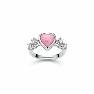 Hot Sale Women's <b>Titanium</b> Punk Korean Style Stacking <b>Rings</b> Crown Flower Zircon Inlay Adjustable Opening Trending Fashion - Product Image 2