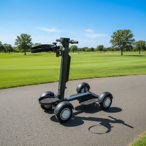 Scooter Plegable de Aluminio de 4 Ruedas, Modelo 2026, Superventas, Carro de Golf con Batería de Litio y Porta Bolsas E7-1 - Product Image 4