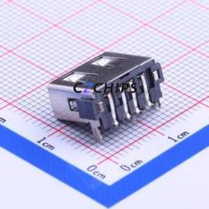 908-261A2022S10100 USB Connector SMD Connector ( Connector Type: Type-A )( Protocol Standard: USB 2.0 )( Gender: Female ) - Product Image 1